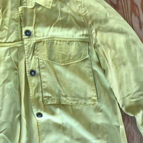 Yellow Zara shirtdress size small - Picture 3 of 6